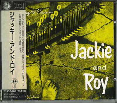 CD JACKIE & ROY - Jackie and Roy 32JDS140 Japon Jazz Occasion