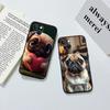 Cute Pug Dog Phone Case for Samsung Galaxy A11 A12 A13 A15 A52S A53 A55 A56 A70 A71 A72 A73 F06 F16 F56 A32 A33
