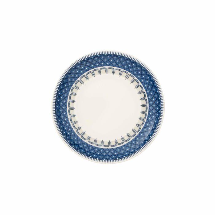 Brødtallerken - Villeroy & Boch - Casale Blu - 16 cm - Premium Porselen - Hvit/Blå