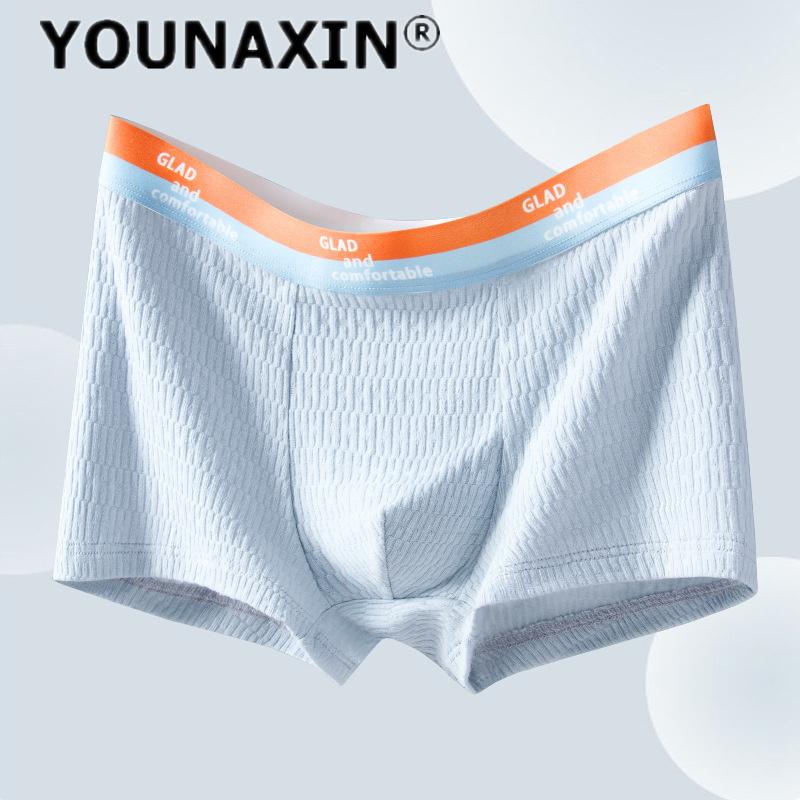 

Мужское нижнее белье большого размера, хлопковые боксеры, дышащие большие шорты для мальчиков, сексуальные, унифицированные размеры L XL 2XL 3XL 4XL 5XL 5XL синий