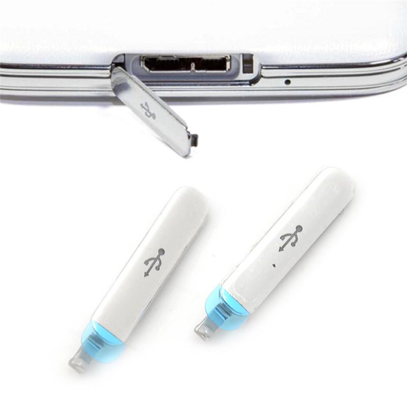 2pcs For Galaxy S5 Replacement USB Charge Port Dock Cover Flap Dust Plug
