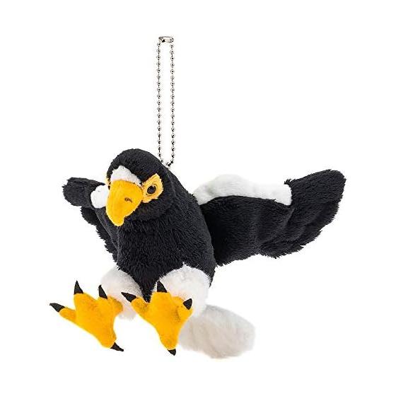 [COLORATA] Colorata Plush Mascot Steller s Sea Eagle (Realistic Bird/With Chain) Cute Bird Keychain Doll Gift Present (Meter Read 2 Times) /