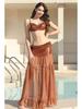 Chic European & American Style Tie-Up Bikini with Gauze Skirt