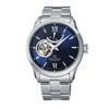 Star Contemporary Open Heart Blue Dial Sapphire Glass Automatic Watch RE-AT0001L
