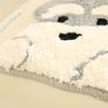 4-Piece Toilet Mat Set with Adhesive, Paper Holder Cover, Slippers, and Toilet Decor. Schnauzer Dog Design. Fundit Animal Design.