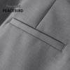 PEACEBIRD Elegant High-Waist Pleated Midi Skirt