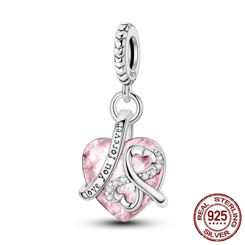 New In MotherS Day Copper Charm Mom Mother Family Charm Bead Fits Genuine Bracelets DoItYourself Woman Jewellery Gifts