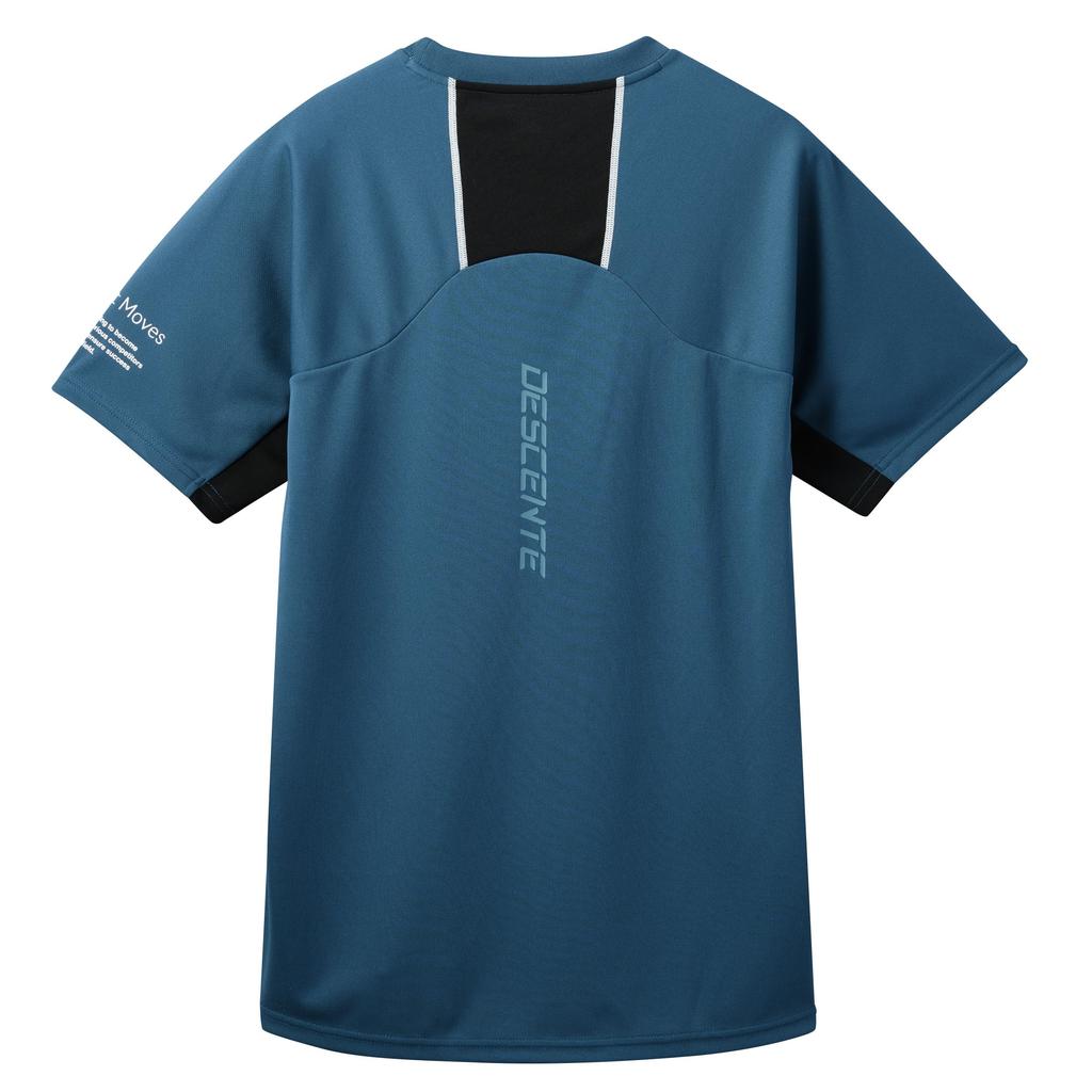DESCENTE Short Sleeve Volleyball Easy To Move Raglan for Men and Club GR00 Shirt, Moisture-Wicking, Quick-Drying, Breathable, In, Sleeves, Women,