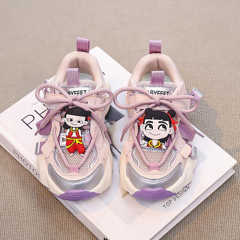 Hot Selling Baby Child Shoes Comfort Mesh for Boys/girls Children's Casual Non Slip Wear-resistant Lightweight Kids' Sneakers