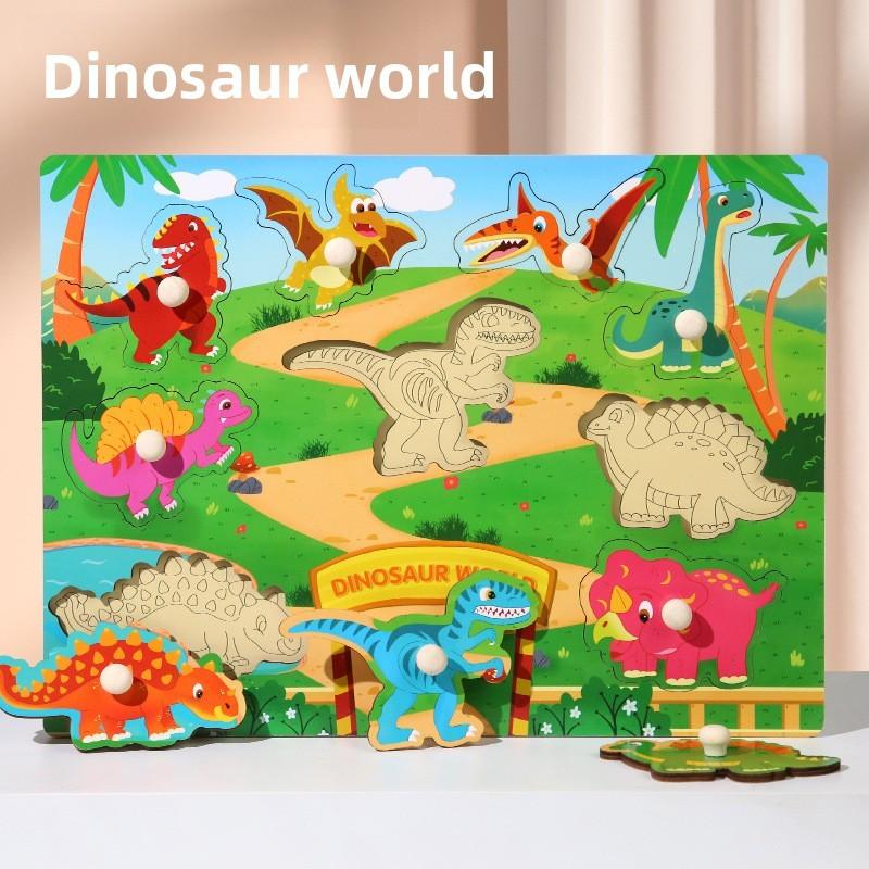 Diy Wooden Stacking Puzzle For Kids With Colorful Scenes And Fine Motor Skill Development