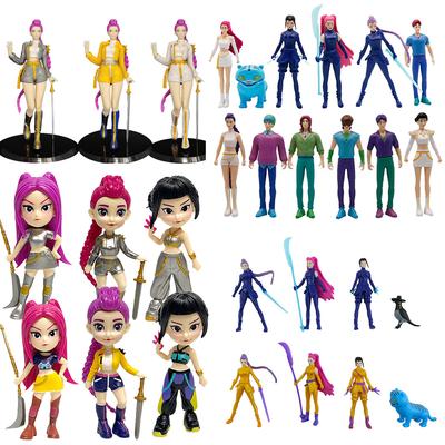Kpop Devil Hunter Anime Figures PVC Model Table Cute Girl Action Figures Toys for Gift Collect Figure Doll Kids Christmas Gifts