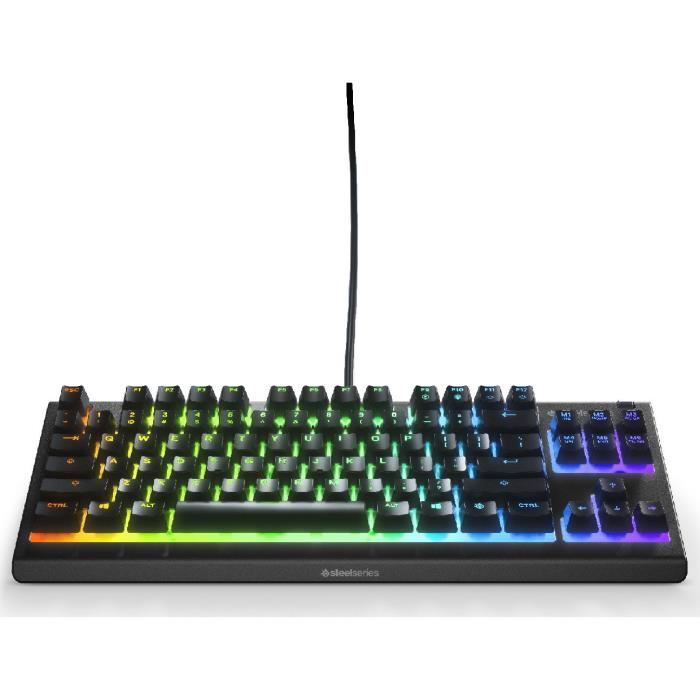 Clavier Gaming - Steelseries - Apex 3 Tkl - Rétroéclairé RGB - Anti-fantôme - Filaire