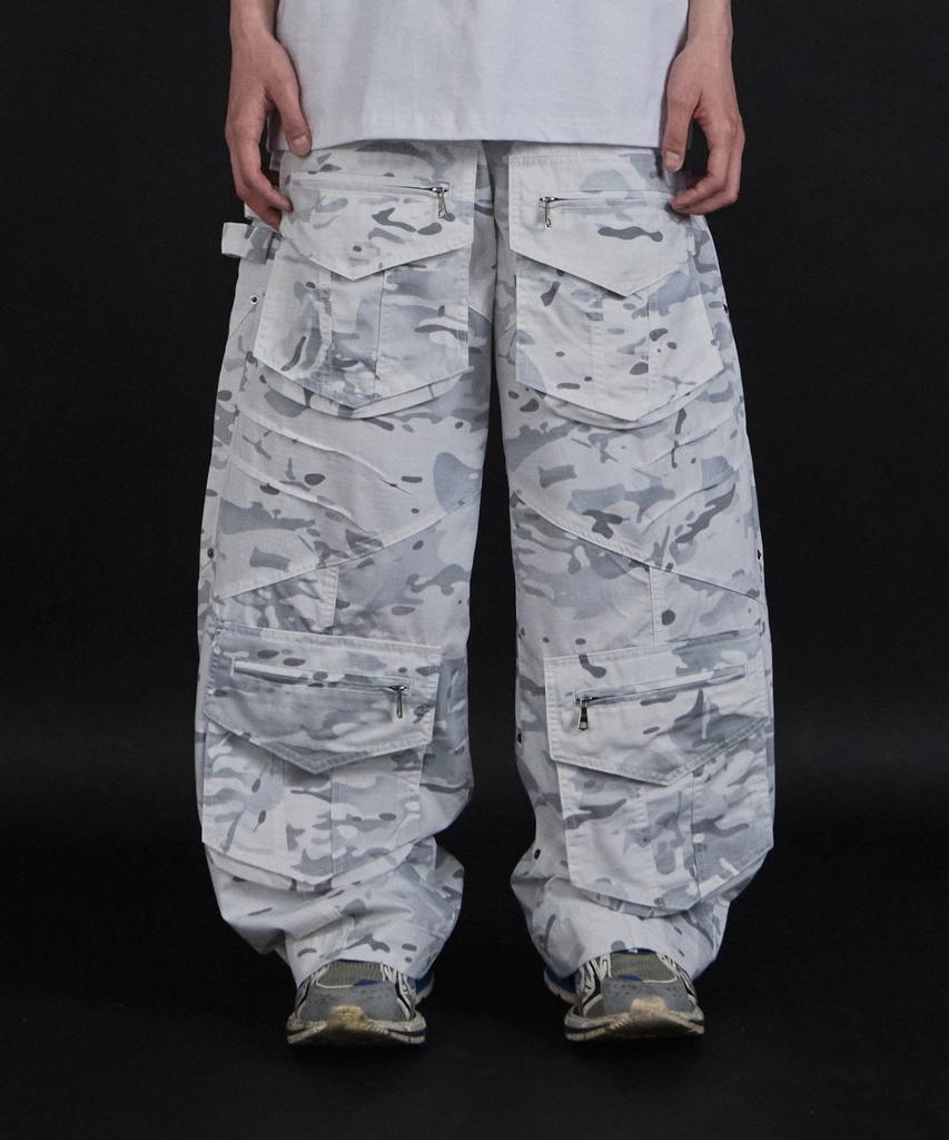Poseusenseutibeu Fst Mehrzweckhose Weiß Camo