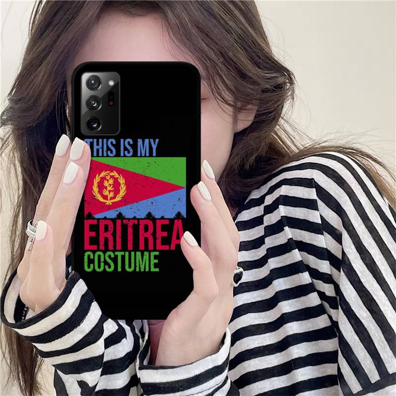 

Чехол для телефона с флагом Эритреи для Samsung Note 20 Ultra 10 pro lite plus 9 8 5 4 3 M 30s 11 51 31 31s 20 A7 Samsung A32 4G
