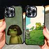 Cute Cartoon Frog Plating Phone Case For Xiaomi Poco X5 X6 X7 X8 Pro Max F8 Ultra F7 M8 M7 M5S Redmi 15C 15 14C 13C 13 X3 12C F6
