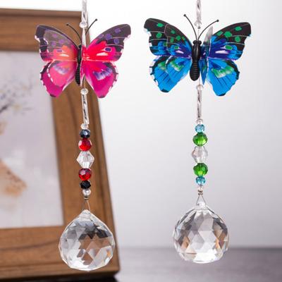 Window Decorative Sun Catchers Butterfly Suncatcher Hanging Window Pendant Home Garden Decor