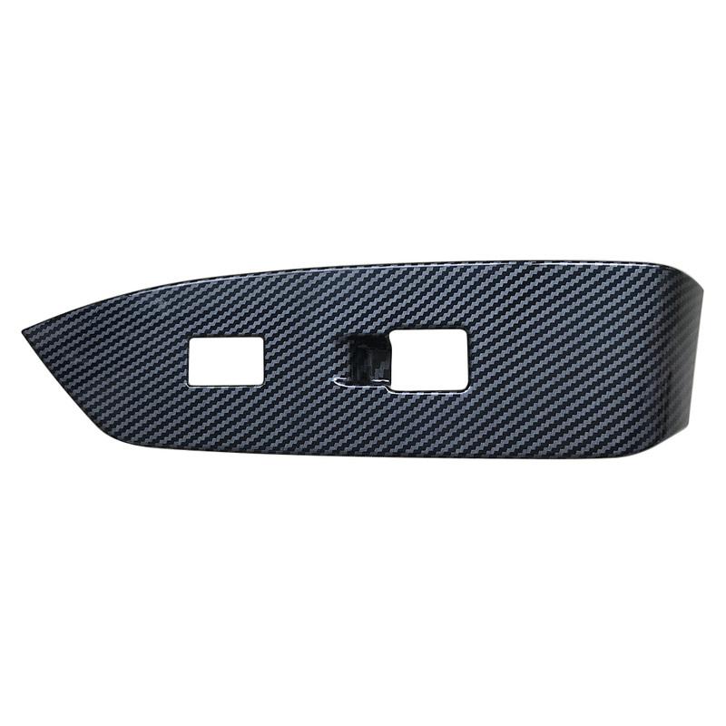 4-teilige Türfenster-Steuerpult-Abdeckung in Carbonfaser-Optik für Mazda CX-5 CX5 2017- n Version