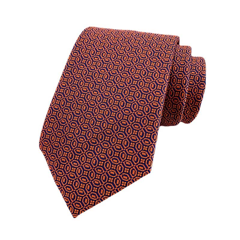 Cozy Up Módní pruhovaná pánská kostkovaná květinová kravata PaisleyTies na svatbu