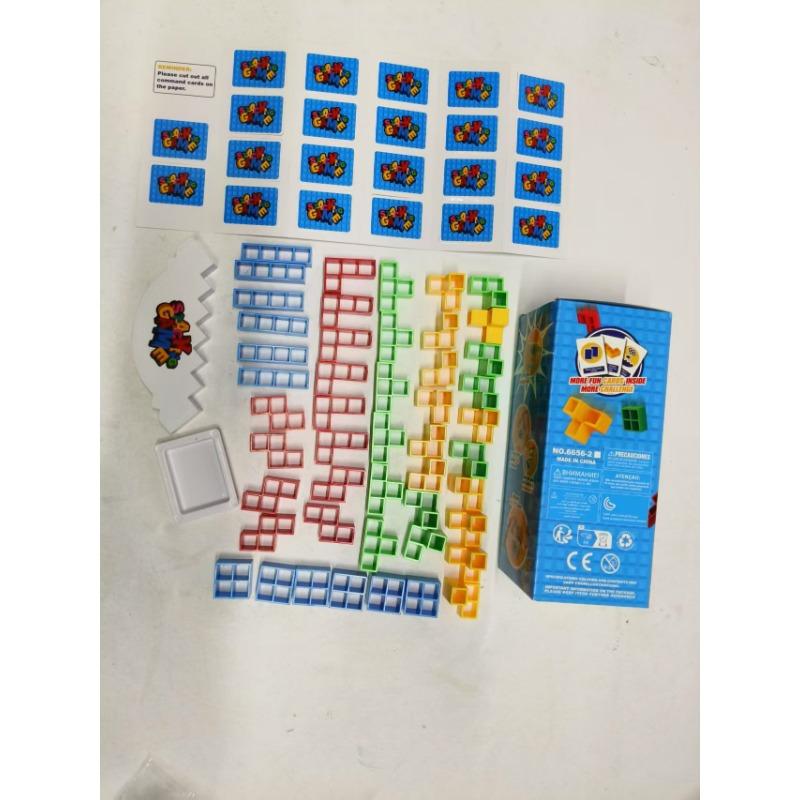 Block Jenga Building Blocks Assembly Toy Jenga Parent-child Interactive Tabletop Game