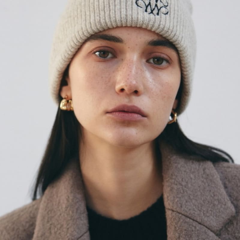 NICK&NICOLE NICOLE WOOL SOFT BEANIE_OATMEAL