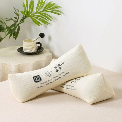 Triangular Bone Buckwheat Skin Shell Pillow Protects Cervical Vertebrae Core Back Arch Support Hard Pillow Cylinder Adult Sleep