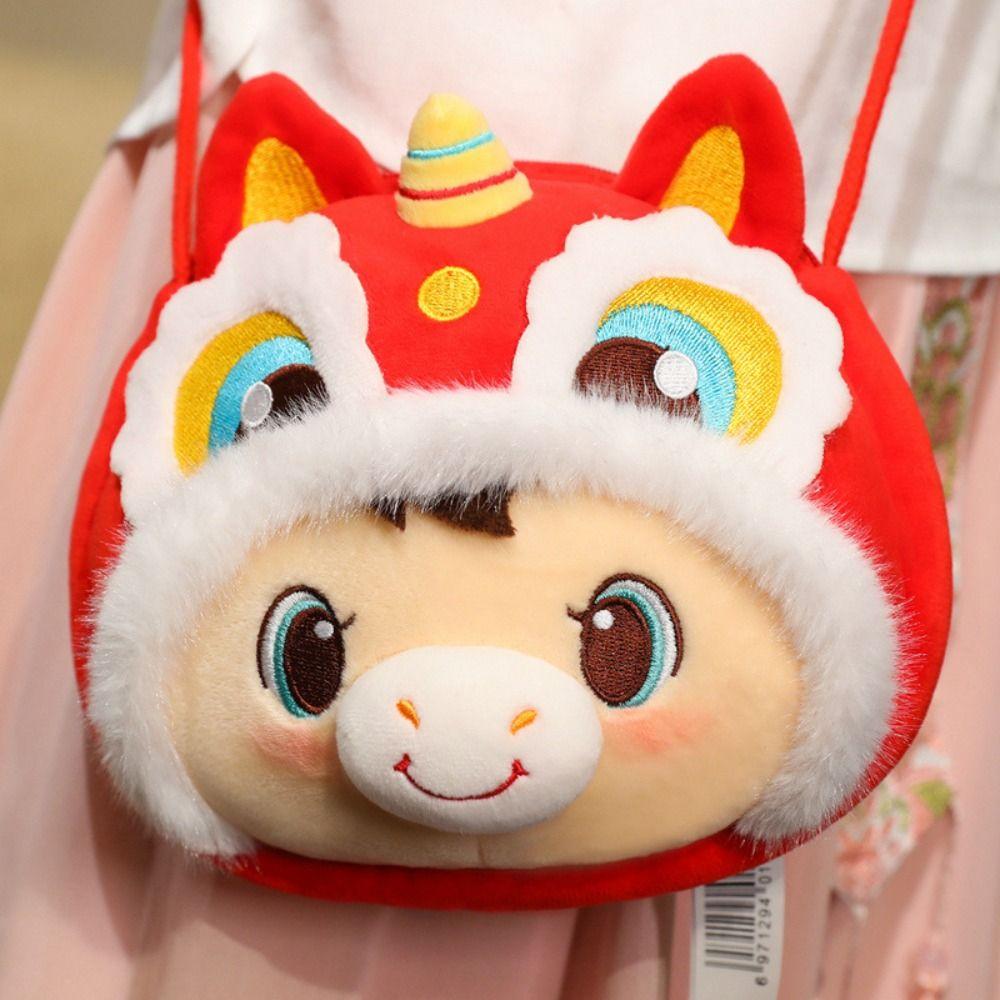 Red Packet Horse Year Money Bag Lucky Horse Lucky Horse Plush Bag  Chinese New Year