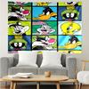 1PC Cartoon rabbit Yellow Bird K-pop music group Tapestry Accessories for Bedroom,Livingroom, dormitory Room Wall Decor Fan Birthday Gifts