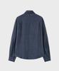 NOIRER Cupro Loose Fit Shirt (Navy)