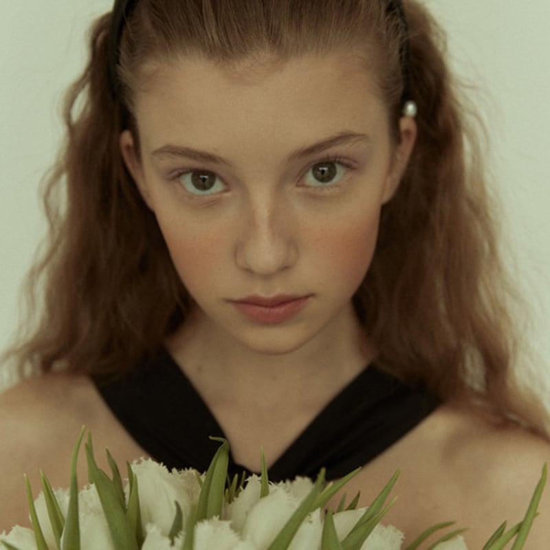 Elizabeth Moments Black Satin Headband