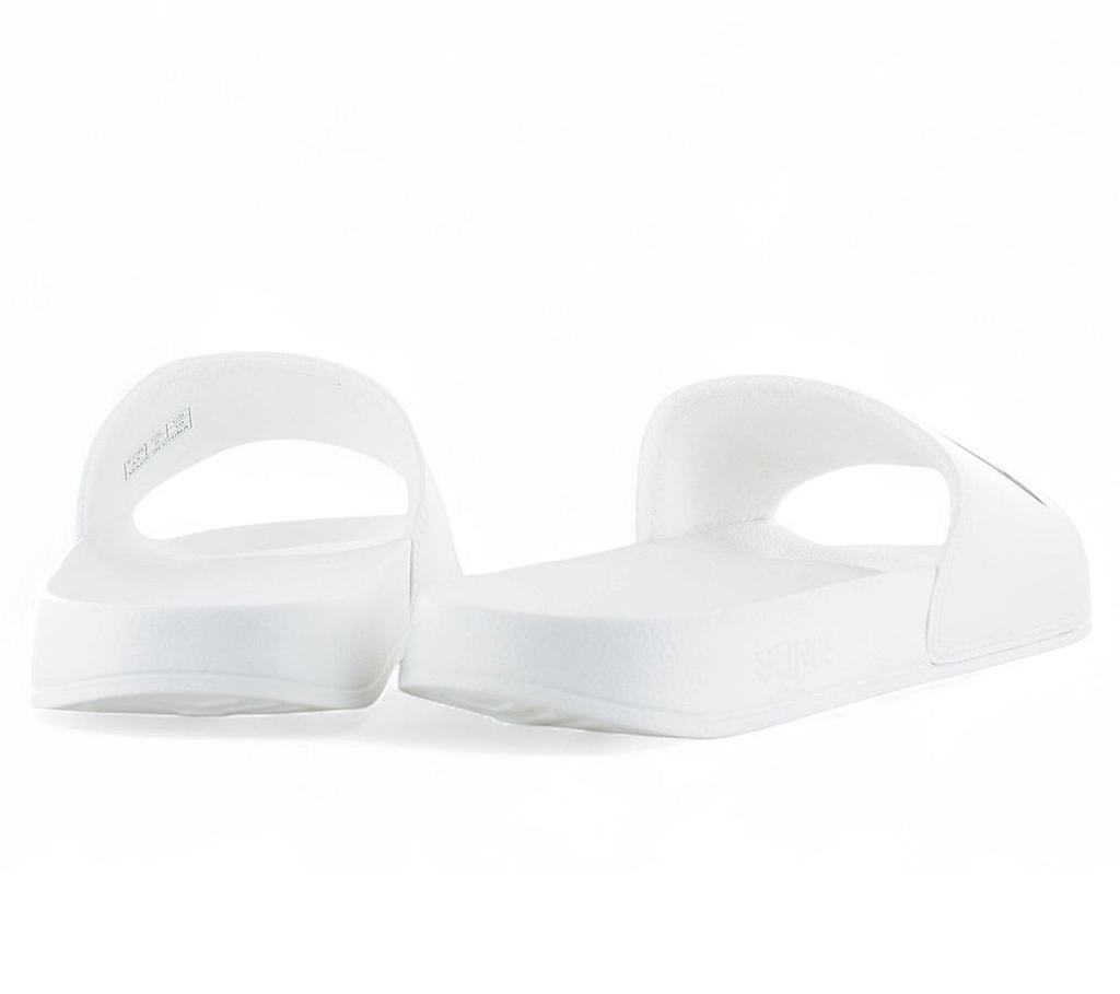 Sun68 Tøfler LOGO - Herre Sandaler Tøfler Slides Badesandaler Hvit X35102-01 ORIGINAL