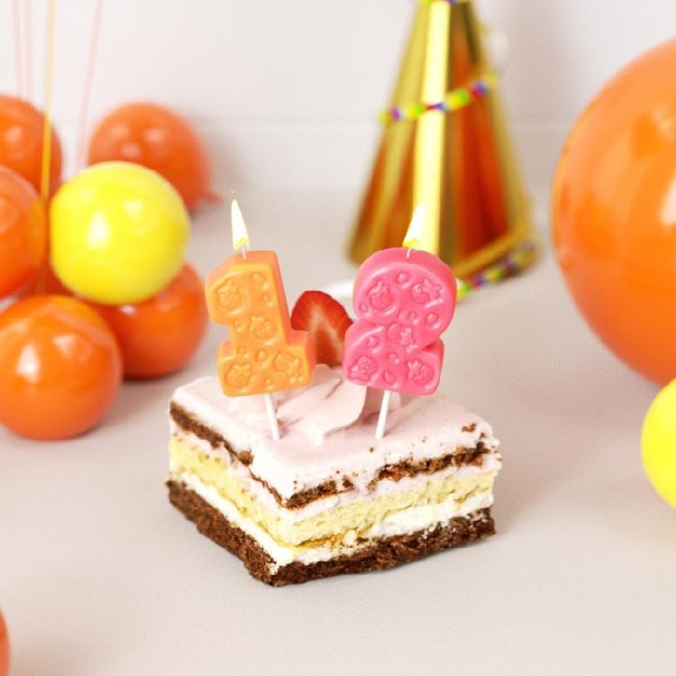 Strawberry Number Silicone Candle Mold Food Safe Silicone Fondant Molds For Epoxy Resin Chocolate Baking Cake Decoration