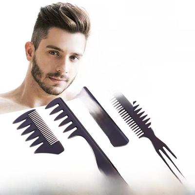 1171 Stylingkamm für Herren: Retro-Rippendesign mit großen Zähnen für flauschiges Haar
