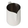 Milchkännchen mit Ausguss 304 Edelstahl Milchaufschäumbecher für Zuhause Café 600ml Weiß