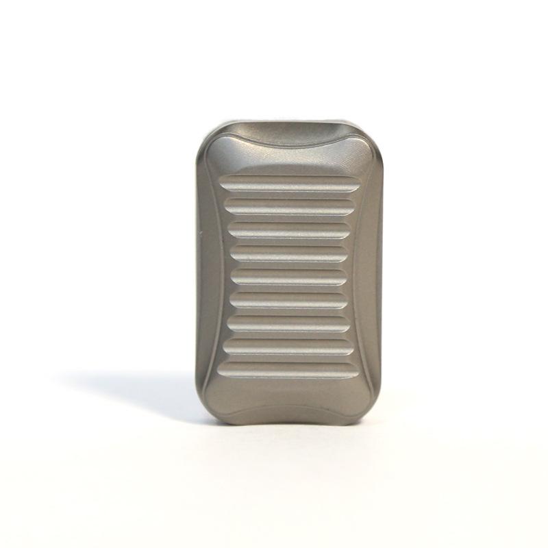Titanium Alloy Magnetic Push Card Fidget Mechanical Slider Metal Pushing Plate EDC Stress Relief Sensory Toy Adults Anti Anxiety