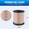 TP1015 Fuel Filter For 3.0L & 6.6L Duramax Diesel, Compatible With 2017-2025 Chevy Silverado 2500HD 3500HD GMC Sierra, 2014- Cruze, Replaces 23304096