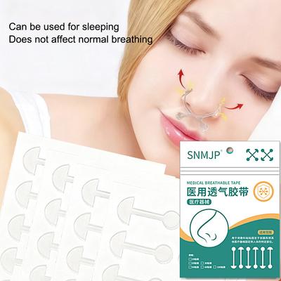 50Pcs Shrinking Nose Wing Stickers Transparent Invisible Nose Shrink Patch Special Narrow Nose Strips Face Care Tool Nose Shaper