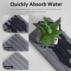 Set of 3 Diatomite Hand Soap Holder, Water Absorbing Stone Tray for Kitchen Countertop, Fast-Drying Bathroom Trays(1pcs 22 x 10cm + 2pcs 10 x 10cm