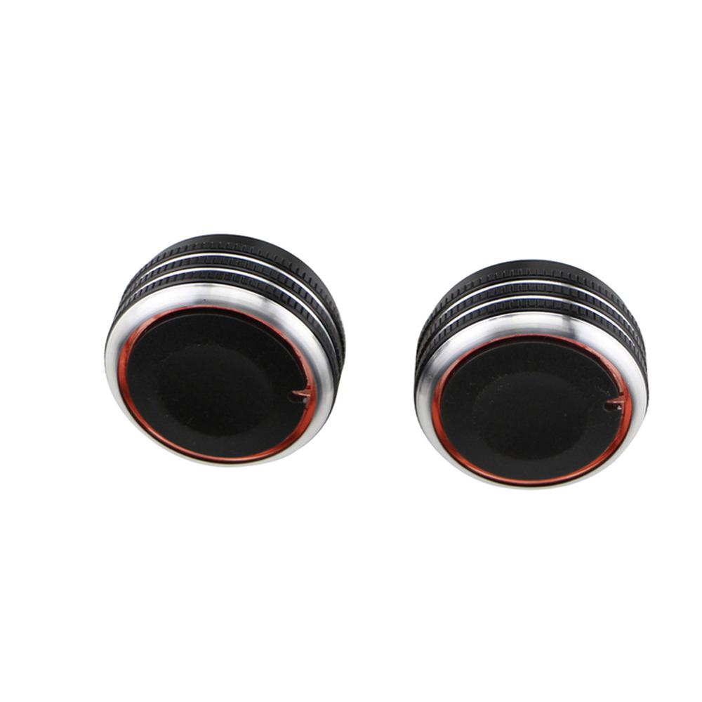 Durable 2Pcs/set Car Air Conditioning Knob AC Heat Control Switch Knobs for Hyundai Solaris 2017 - 2021 for Kia Rio K2 KX Cross