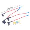 12 Stück 4 Arten von 12V Zusatzschaltkreisadaptern und Sicherungssatz - Abzweig-KFZ-Sicherungshalter mit Micro2 Mini ATC ATS Thin Abzweigadapter