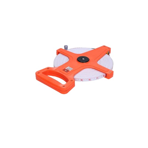 Manaheart 100m Tape Measure, Distance Measuring Tape, for Measuring Grounds, Playgrounds, and Line Drawing, Double-Sided Measuring Tape, Meter and Fee