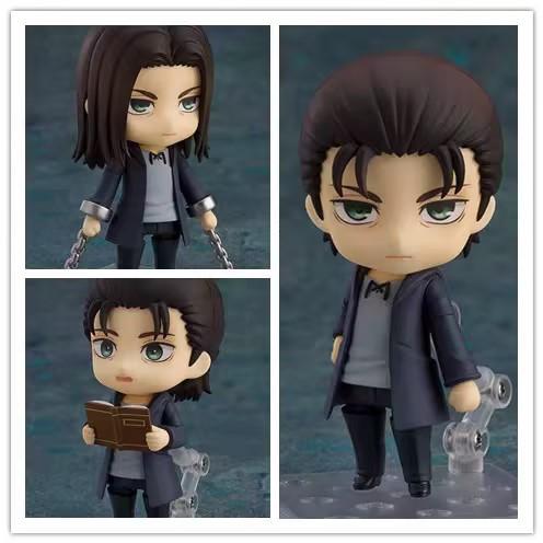 

10CM Anime Attack On Titan Figure Eren Jaeger 2000 Clay Man Stand Animation Model Toys Gifts Collection Decoration Ornaments PVC With box