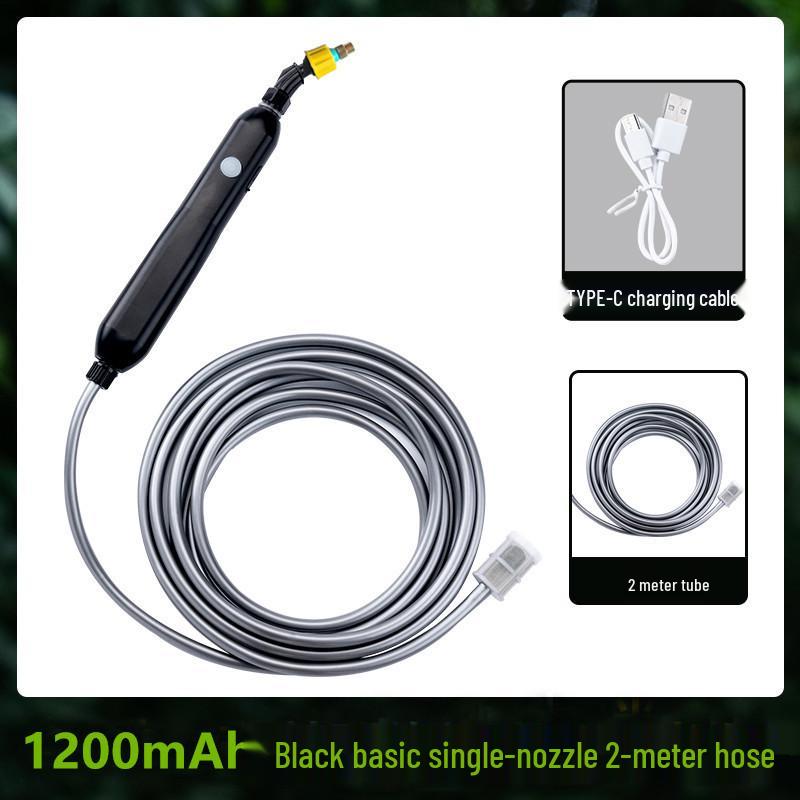 Dual-Nozzle Electric Garden Sprayer for Watering, Disinfection & Gardening