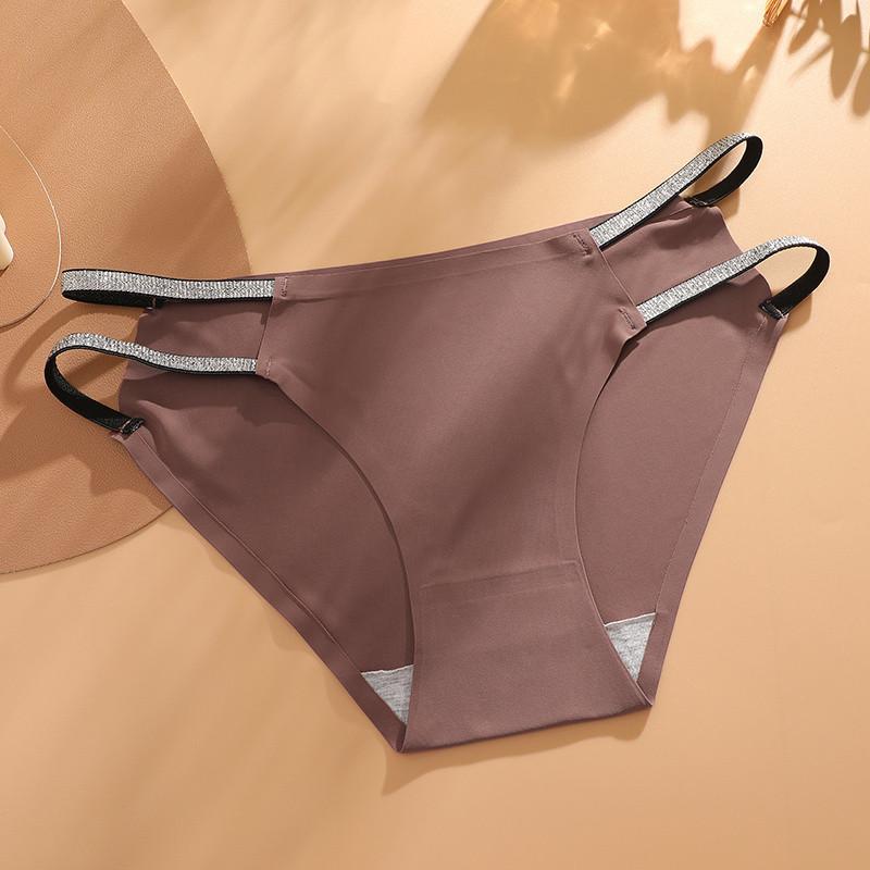 

FINETOO бесшовные трусики для женщин, сексуальный пояс, дизайн, короткое удобное нижнее белье со средней талией XL хаки