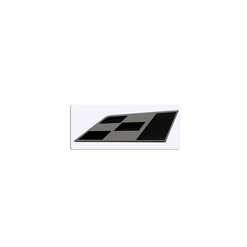 UQKX7 Metal 3D Race Flag Front Grille Sticker Car Rear Trunk Body Emblem Badge for Seat Leon 300 Altea Ibiza Toledo Cordoba cupra