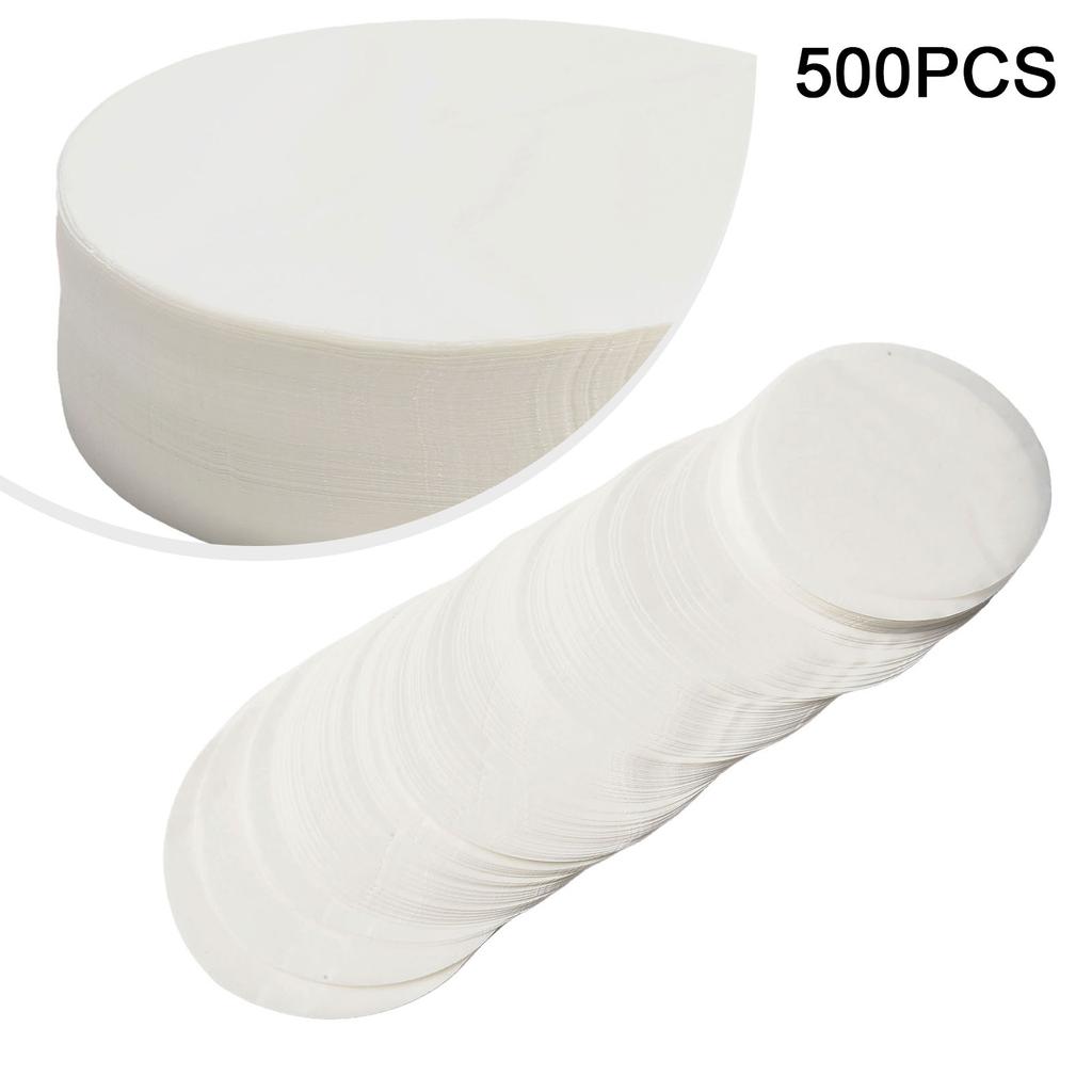 Set of 500 Disposable Round Steamer Paper Non-Stick Liners for Steaming Bread For Dumplings Buns Cakes and More