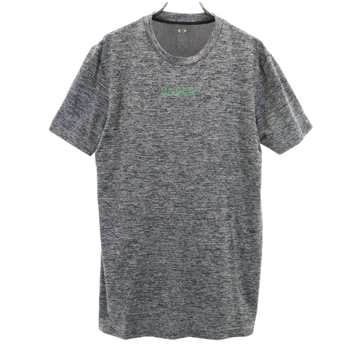 

OAKLEY Short sleeve T-shirt M gray Men s Used