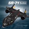 Kit de Modelo de Jato de Combate Sr71 Blackbird Não Tóxico com 1775 Peças Blocos de Construção Técnicos Estilo Moc Brinquedo Stem Presente de Volta às Aulas Para Crianças Adultos