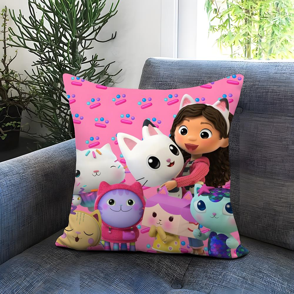 G-Gabbys D-Dollhouse Cushion Cover Comfortable Reversible Pillow Cover Ideal for Car Sofa Bedroom & Beyond