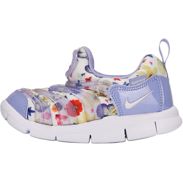 Nike Dynamo Free Synthetic Leather Fabric Comfortable Versatile Low-Top Walking Shoes Baby shoes Blue IQ0810-500 27