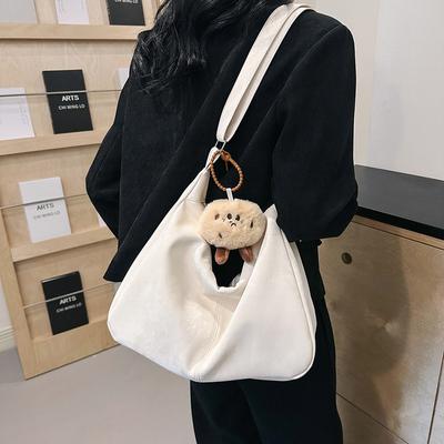 2025 Solid Color Versatile Small Square Bag Women's Large-capacity Fashion Daily Leisure Shoulder Messenger Bag